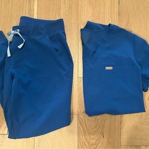 Figs scrubs Royal Blue